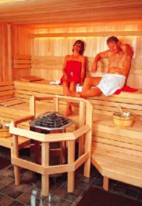 sauna interior