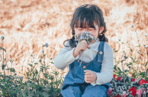 child in nature