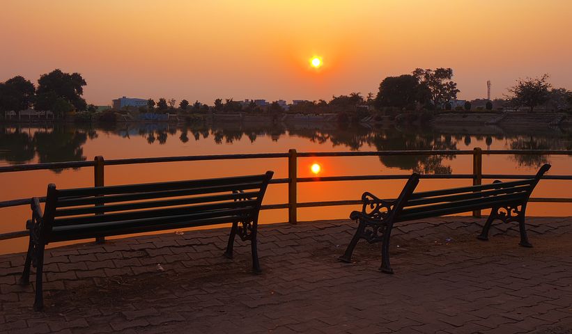 Sunset and end of day