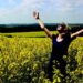 Joyous Woman in Field