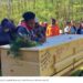 Mourners at Green Burial