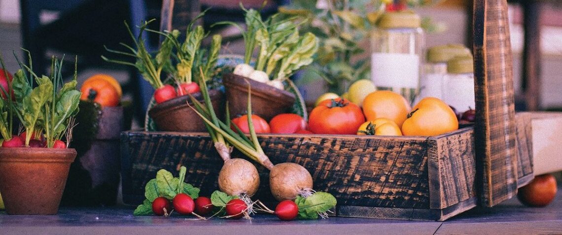 Basket of produce