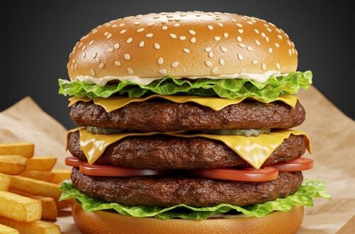 Hamburger from meat industry